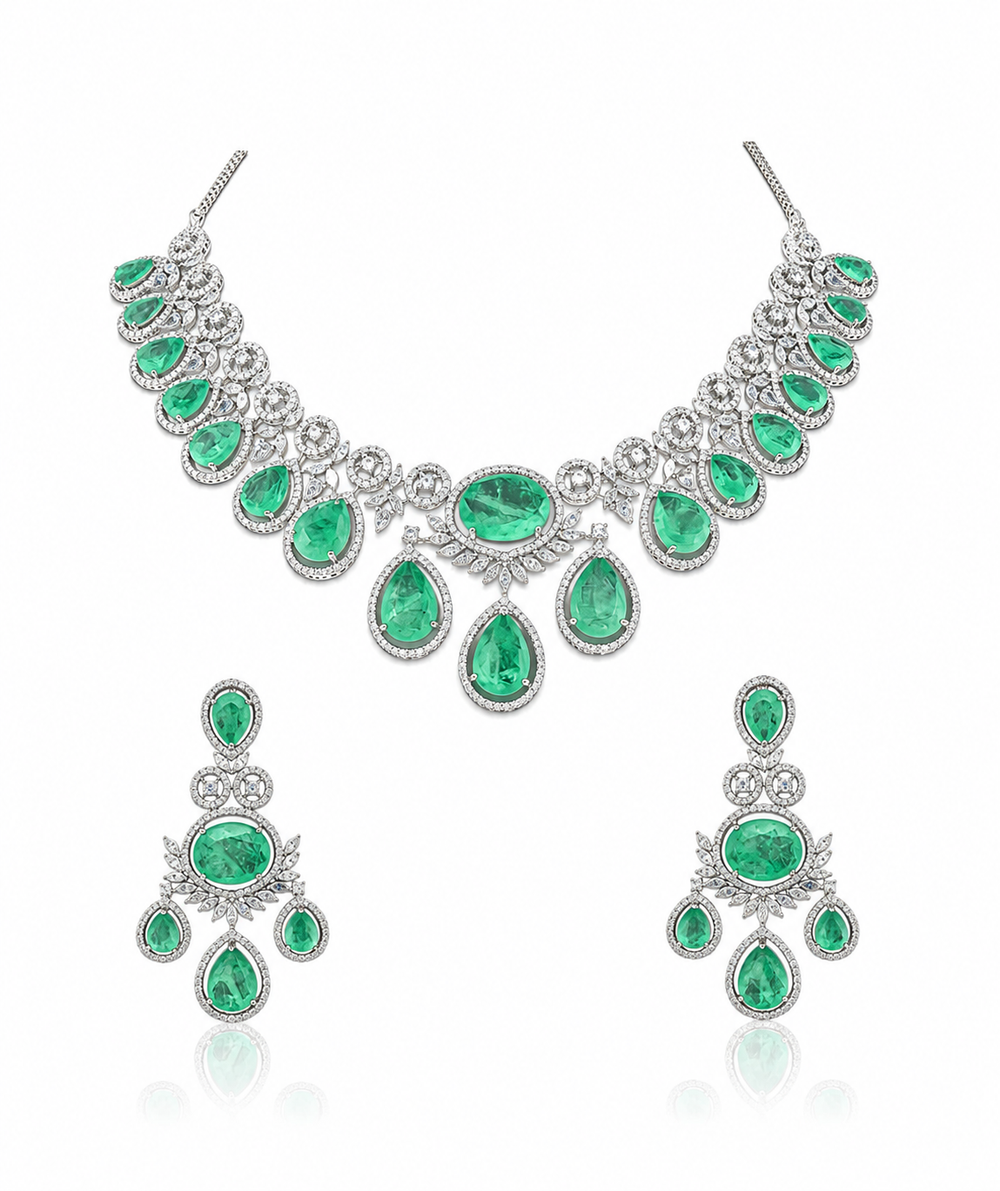 Cz Necklace 10638