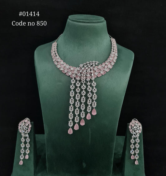 CZ necklace 01414