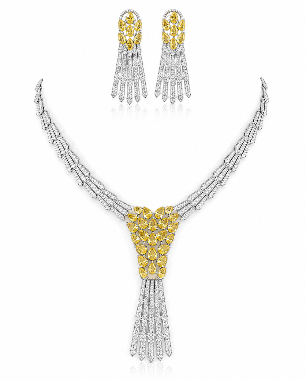 Cz Necklace 10105