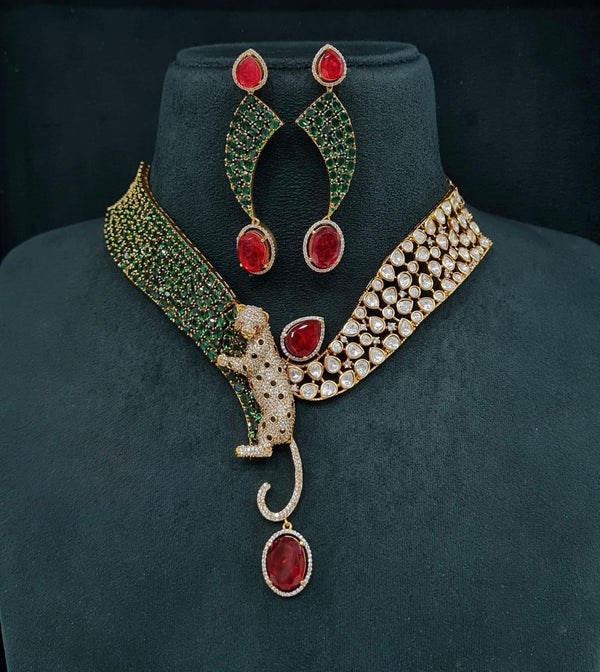 Kundan Necklace 08218