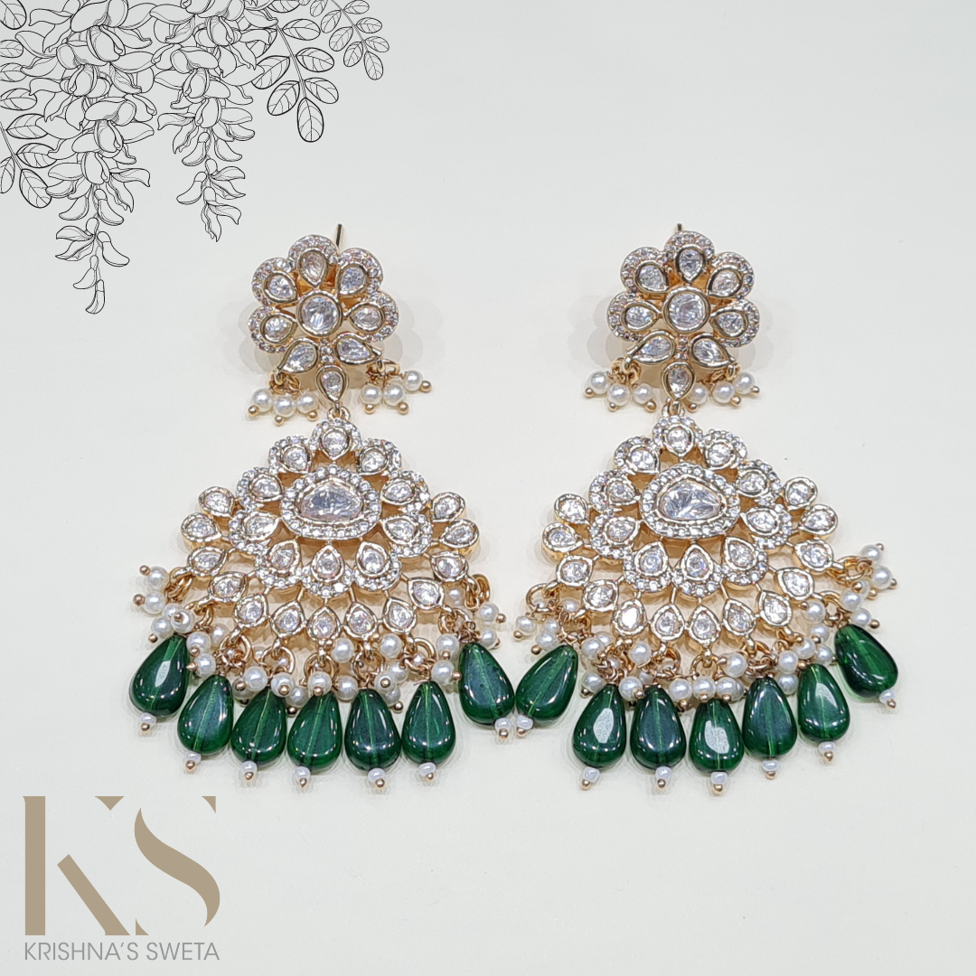 Uncut Kundan Earrings