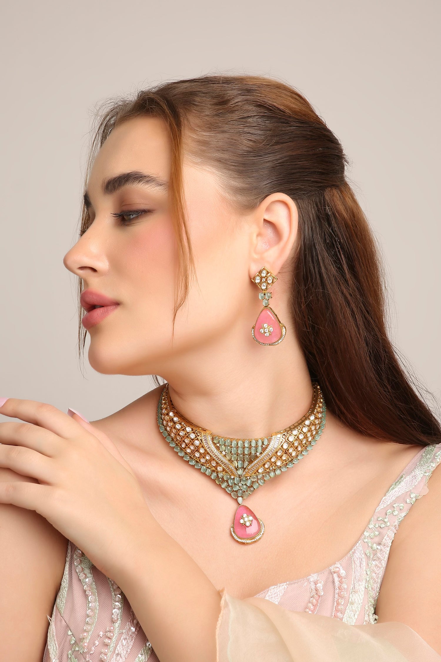 Moissanite Necklace 08916