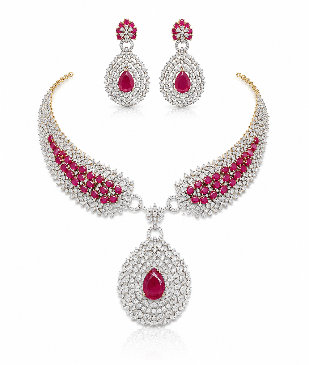 Cz Necklace 10099