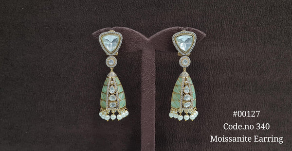 Kundan earrings 00127