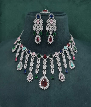 Cz Necklace 09327