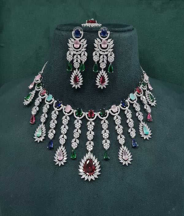 Cz Necklace 09327