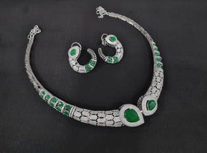 Cz Collar Necklace 09483