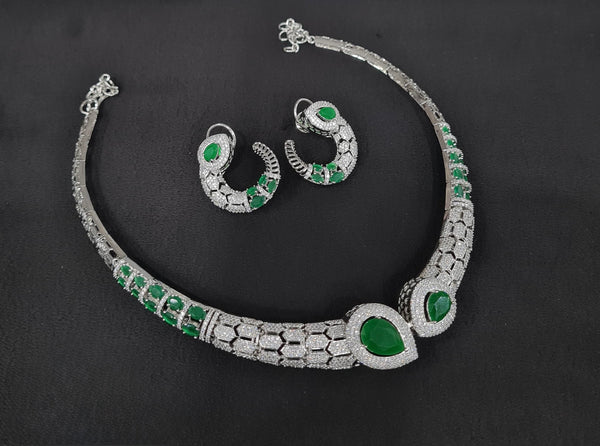 Cz Collar Necklace 09483