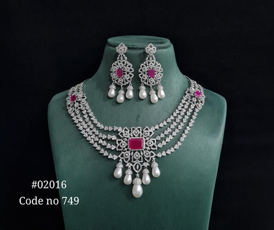 CZ Necklace 02016