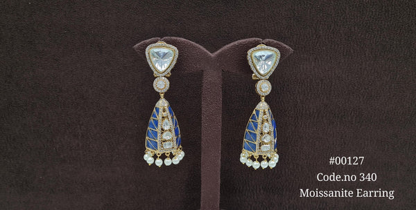 Kundan earrings 00127