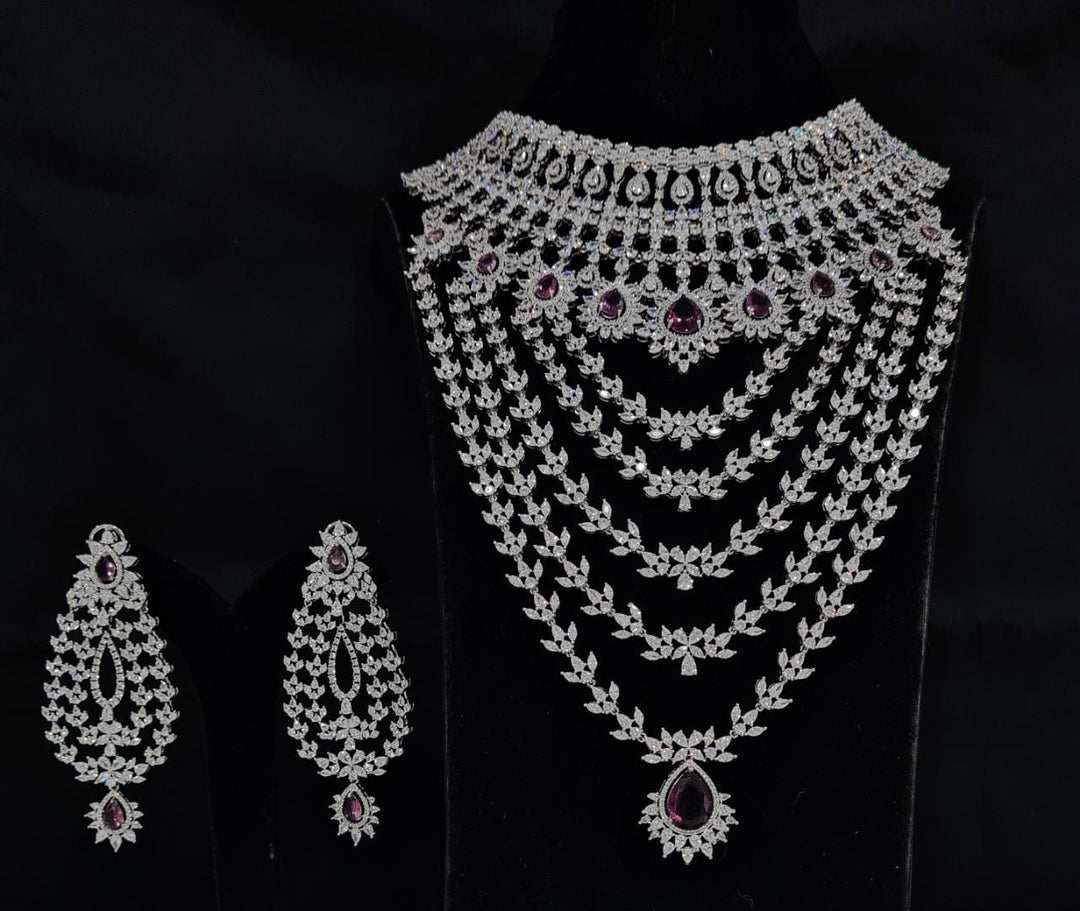 HZ American Diamond Bridal Set