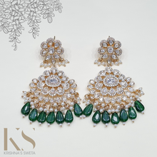 Load image into Gallery viewer, Uncut Kundan Earrings