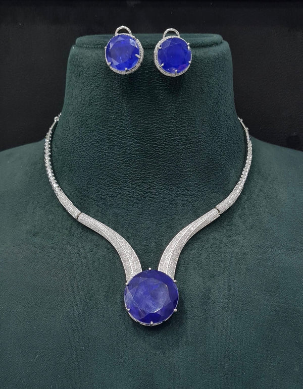 Cz Necklace 10137