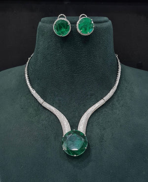 Cz Necklace 10137