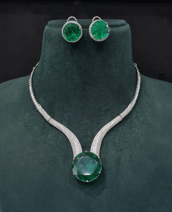 Cz Necklace 10137