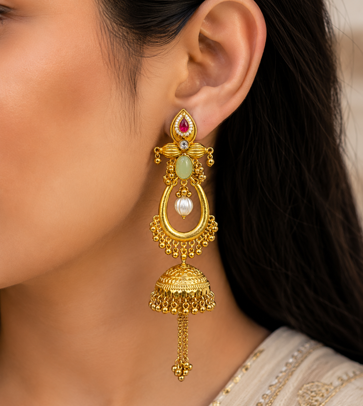 Kashmiri Earrings 06278