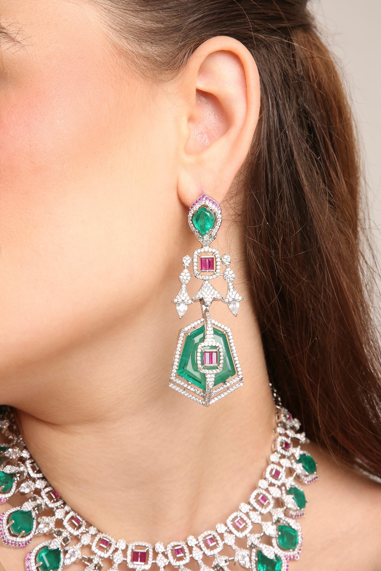 Cz Necklace 10585