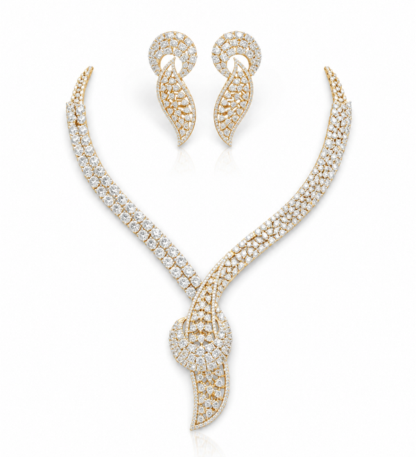 Cz Necklace 10338