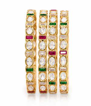 Kundan Bangles 05076