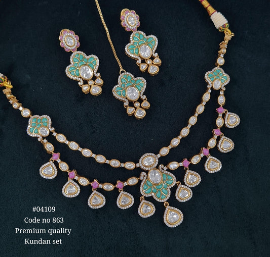 Kundan Necklace 04109