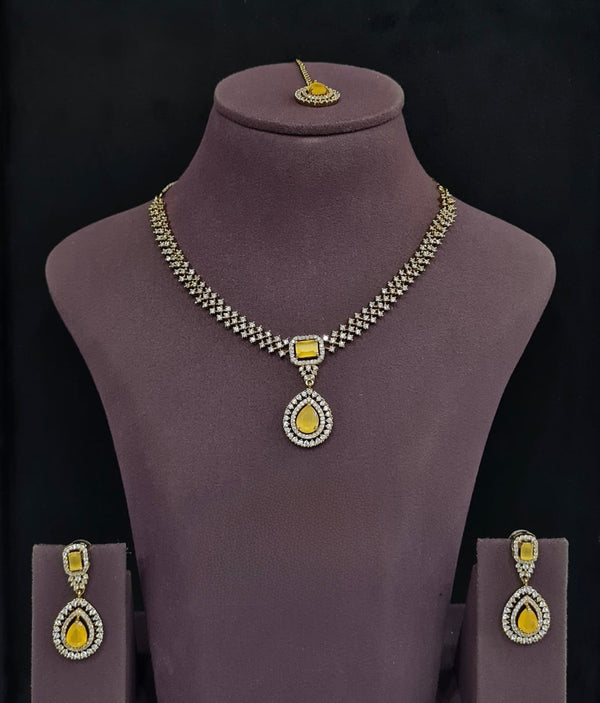 Cz Necklace 11342