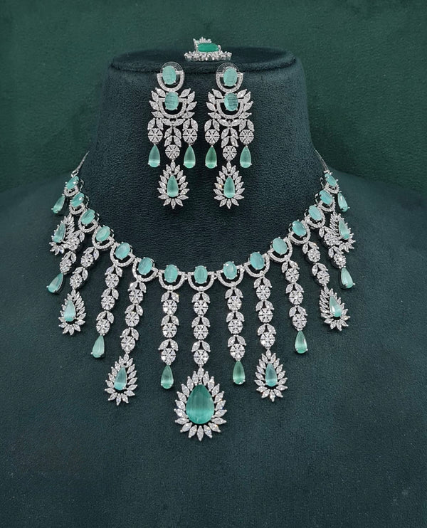 Cz Necklace 09327