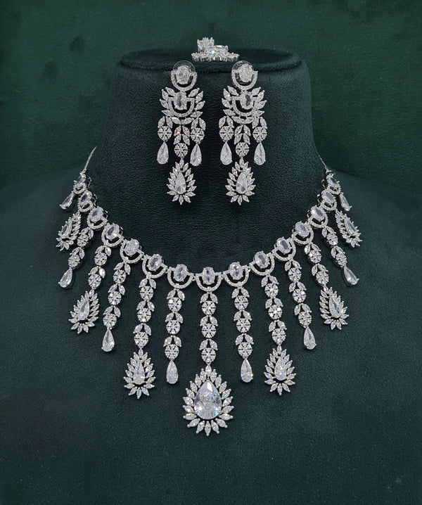 Cz Necklace 09327