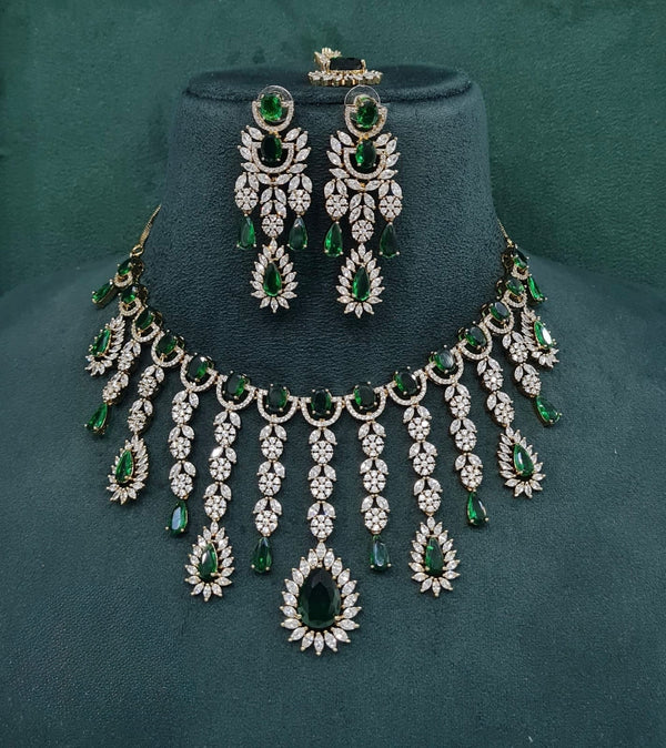 Cz Necklace 09327