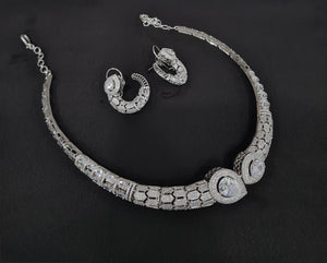 Cz Collar Necklace 09483