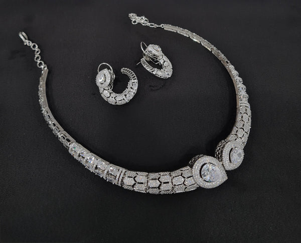 Cz Collar Necklace 09483