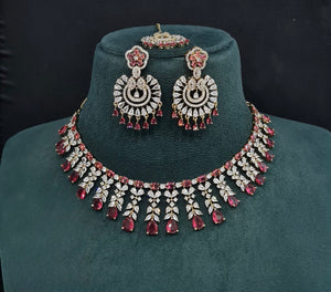 Cz Necklace 10256