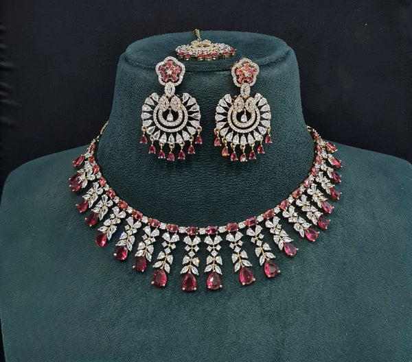 Cz Necklace 10256