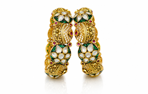 Heritage Kundan Bangles 11485