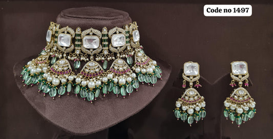 Kundan choker 01719