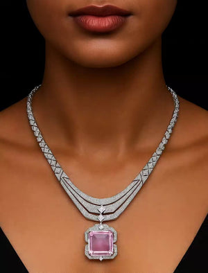 Cz Necklace 05026