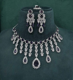 Cz Necklace 09327