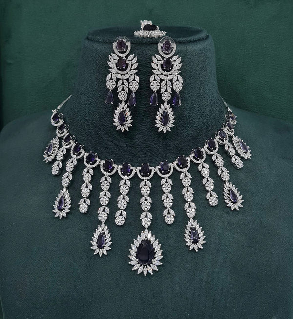 Cz Necklace 09327
