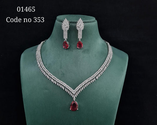 Cz necklace 01465