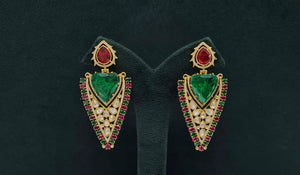 Kundan Earrings 08206