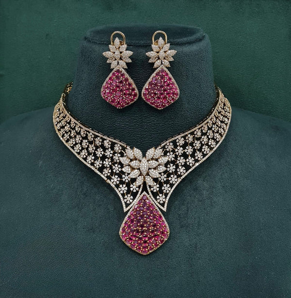 Cz Necklace 10138