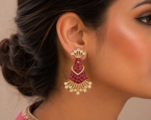 Kundan Earrings 08205