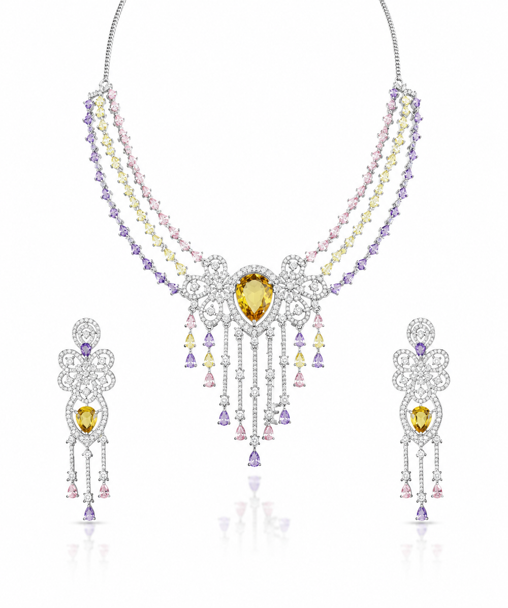 Cz Necklace 11410