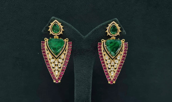 Kundan Earrings 08206