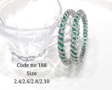 Load image into Gallery viewer, AMERICAN DIAMOND BANGLES 00222