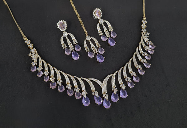 Cz Necklace 10640
