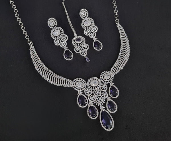 Cz Necklace 10257