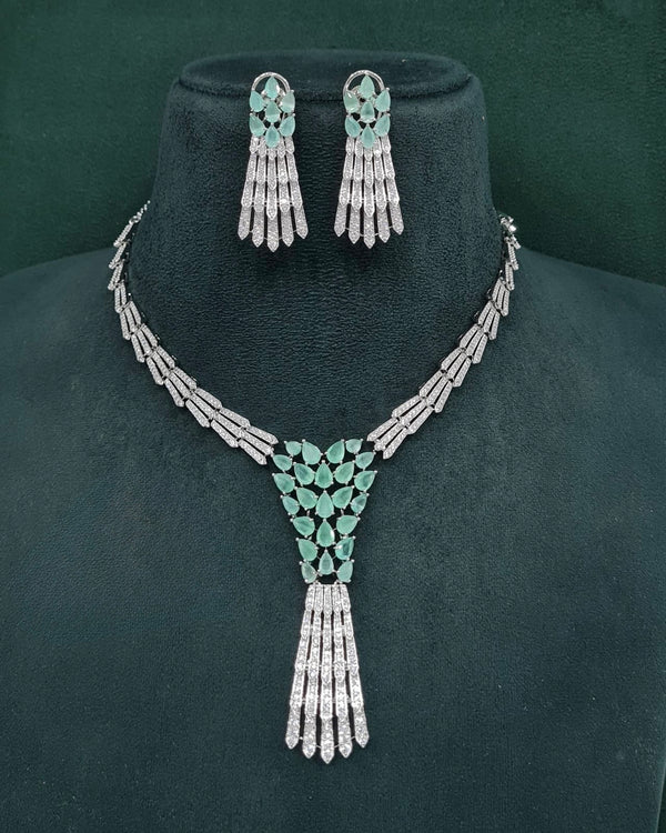 Cz Necklace 10105