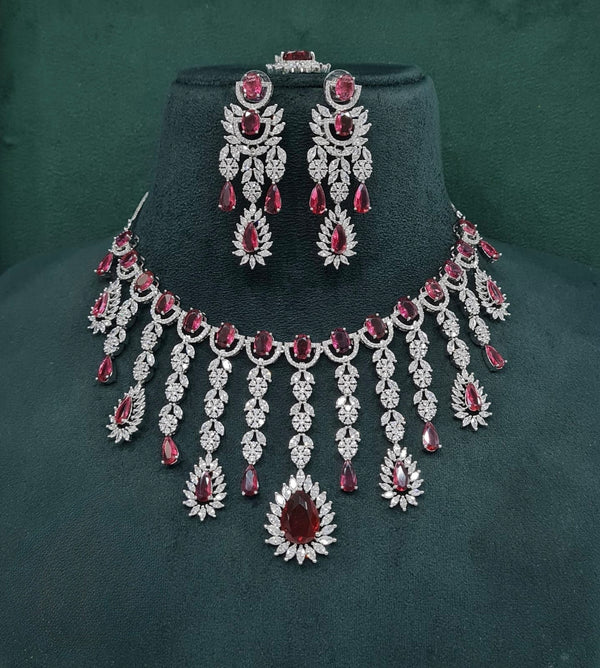 Cz Necklace 09327