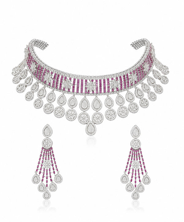 Cz Necklace 11406