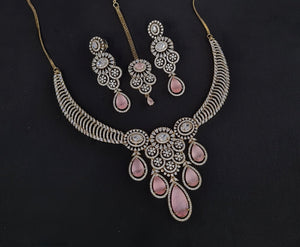 Cz Necklace 10257